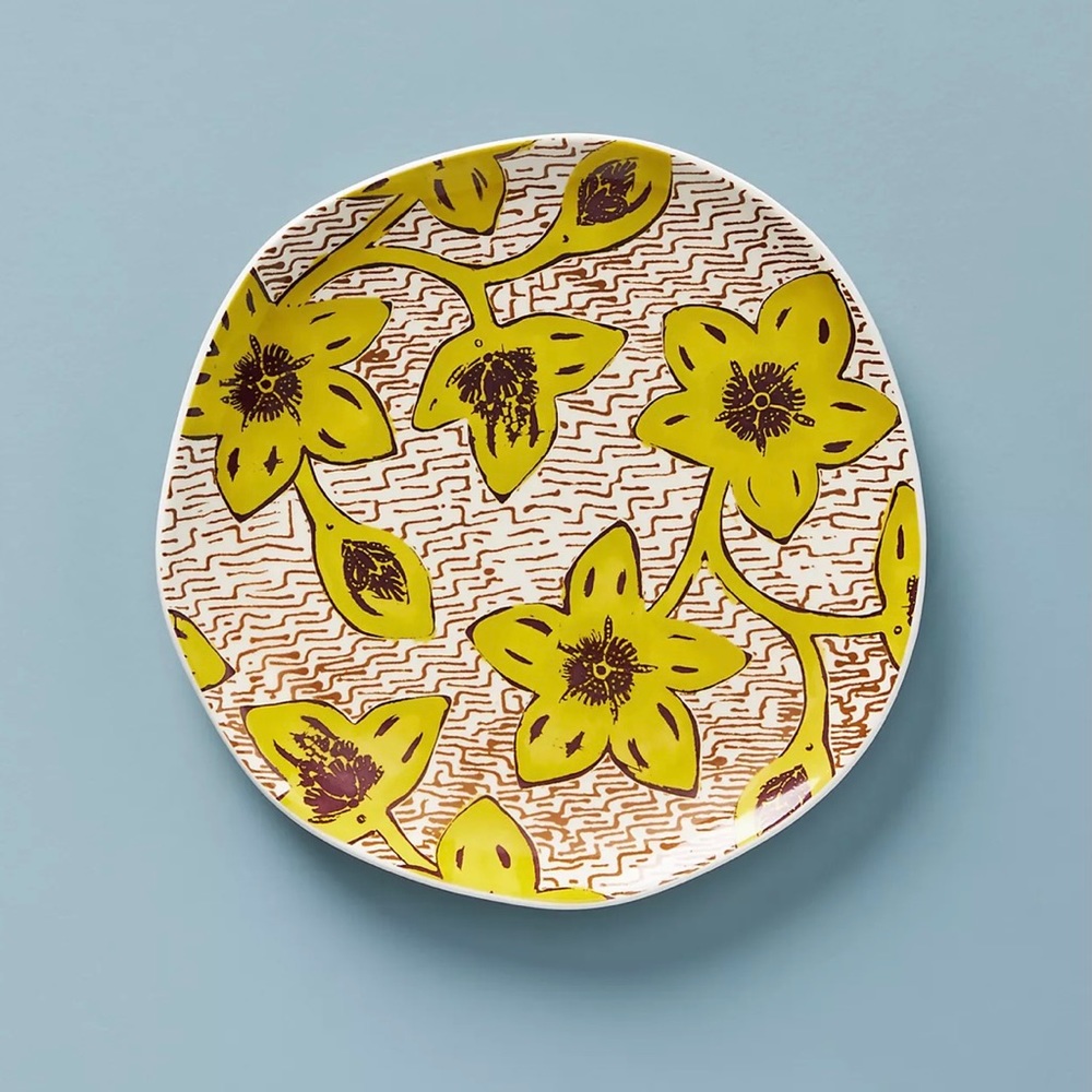 Anthropologie BRAND NEW, Macaria Dessert Plate Set of 4